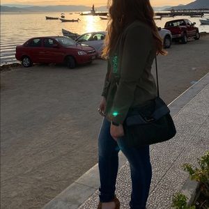 Very cute H&M military green blazer - size 12